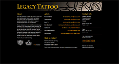 Desktop Screenshot of legacytattoo.fi